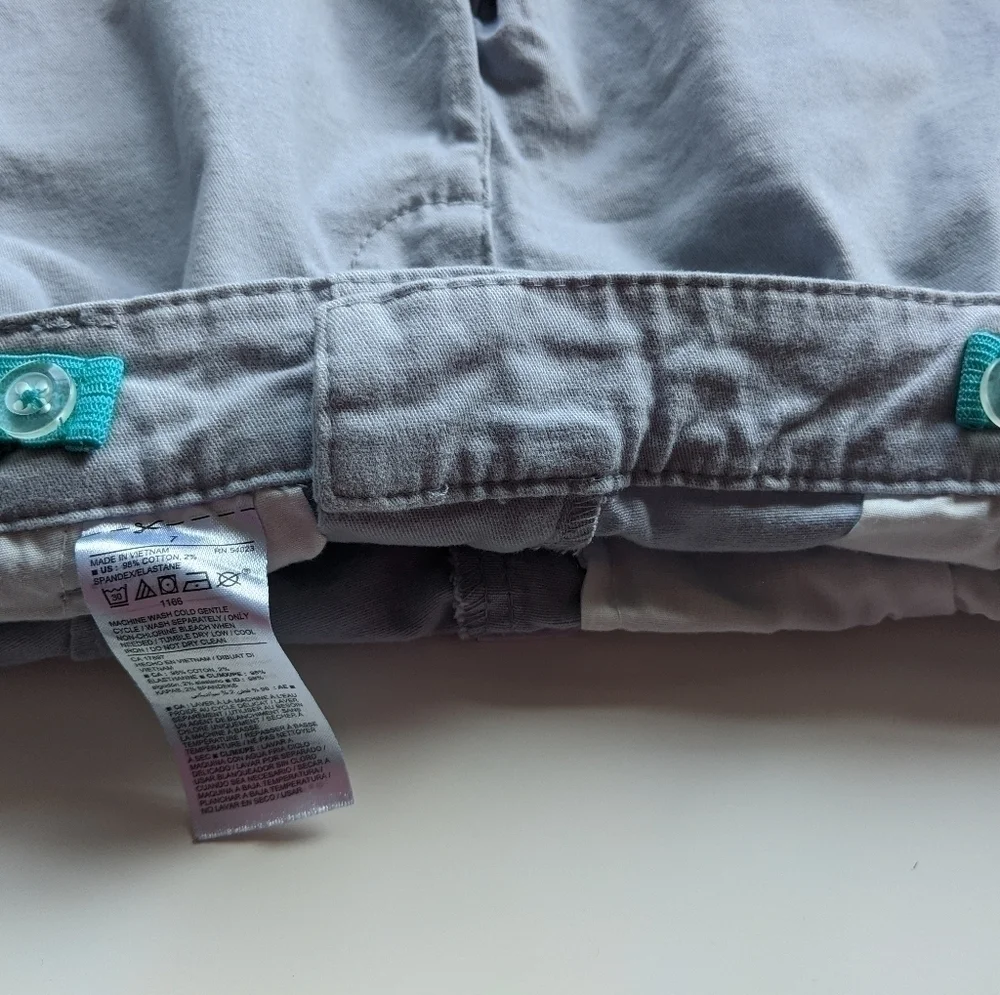 Old Navy Boys Straight Twill Shorts Size 7